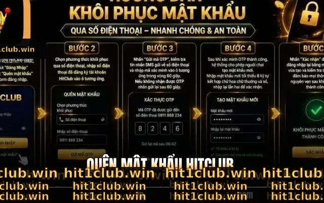 Quên Mật Khẩu Hitclub - Hướng Dẫn Khôi Phục Siêu Đơn Giản